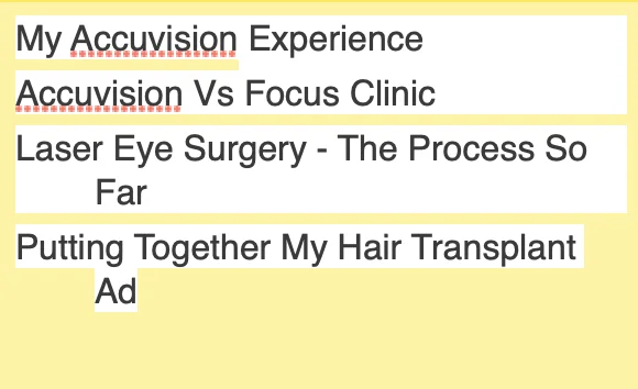 Accuvision-experience