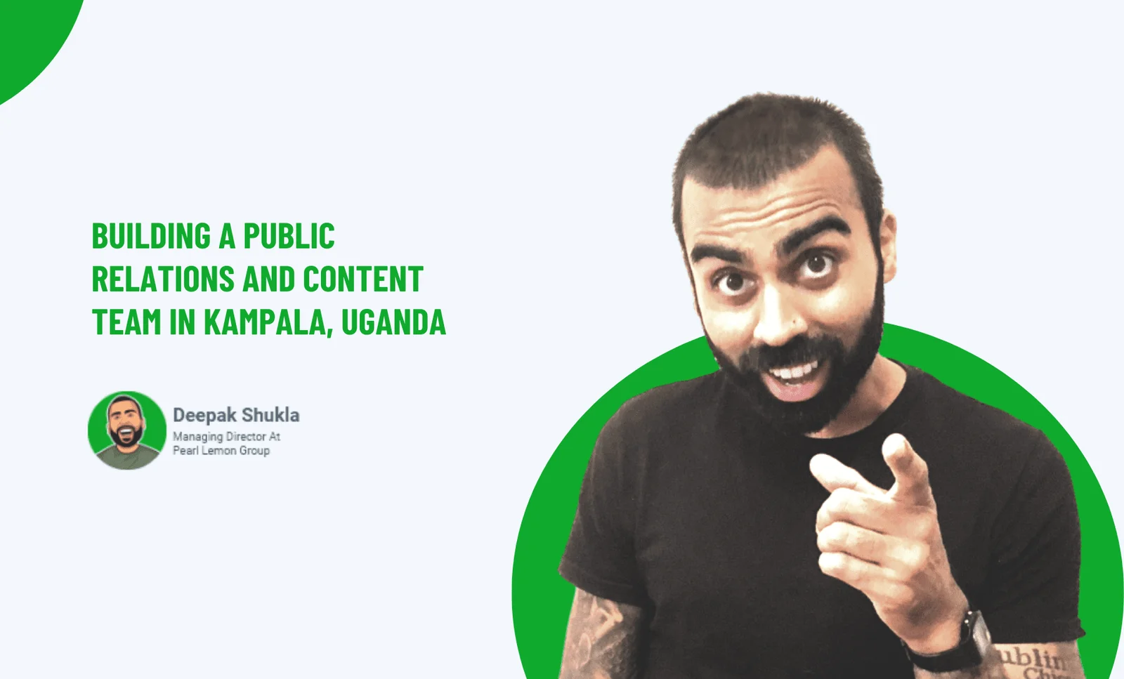 Building A Public Relations and Content Team In Kampala, Uganda