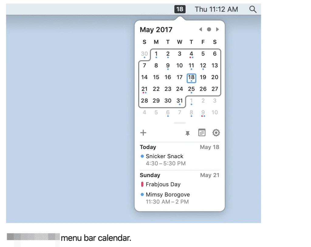calendar app