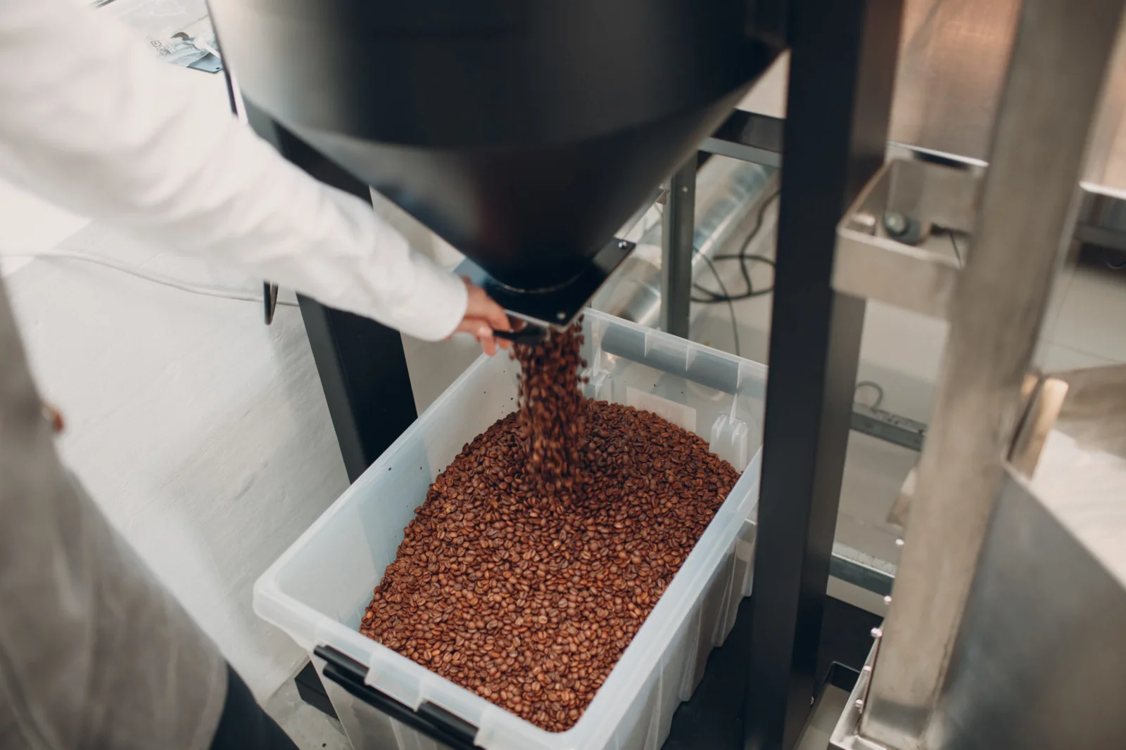 coffee being roasted