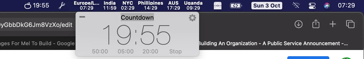 date and time