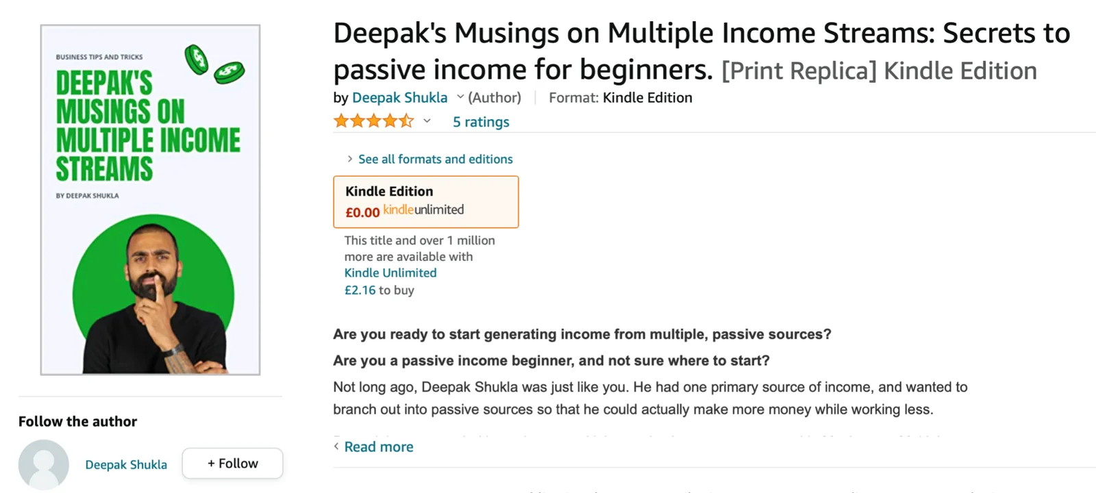 Deepak's Musings