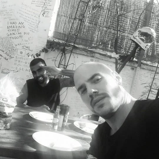 Deepak With His Friend