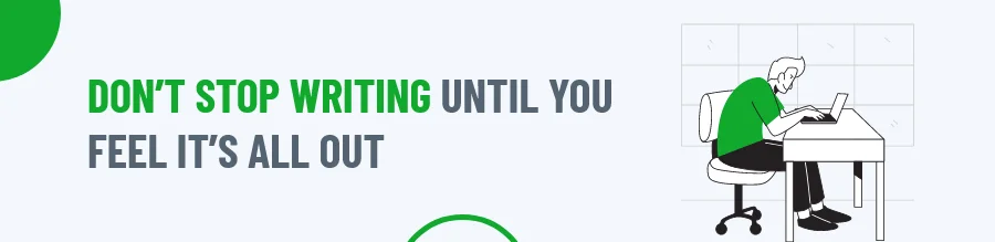Don't Stop Writing