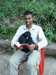 Capuchin monkey at La Senda Verde, Bolivia, 2009