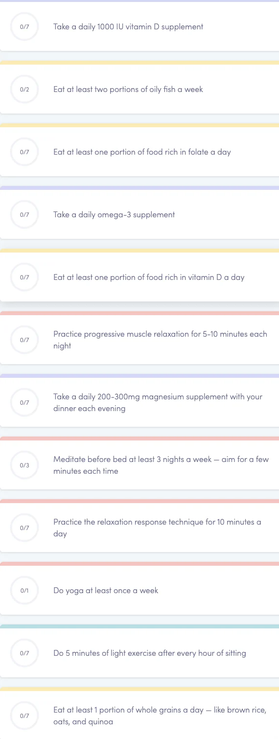 Factors to improve health