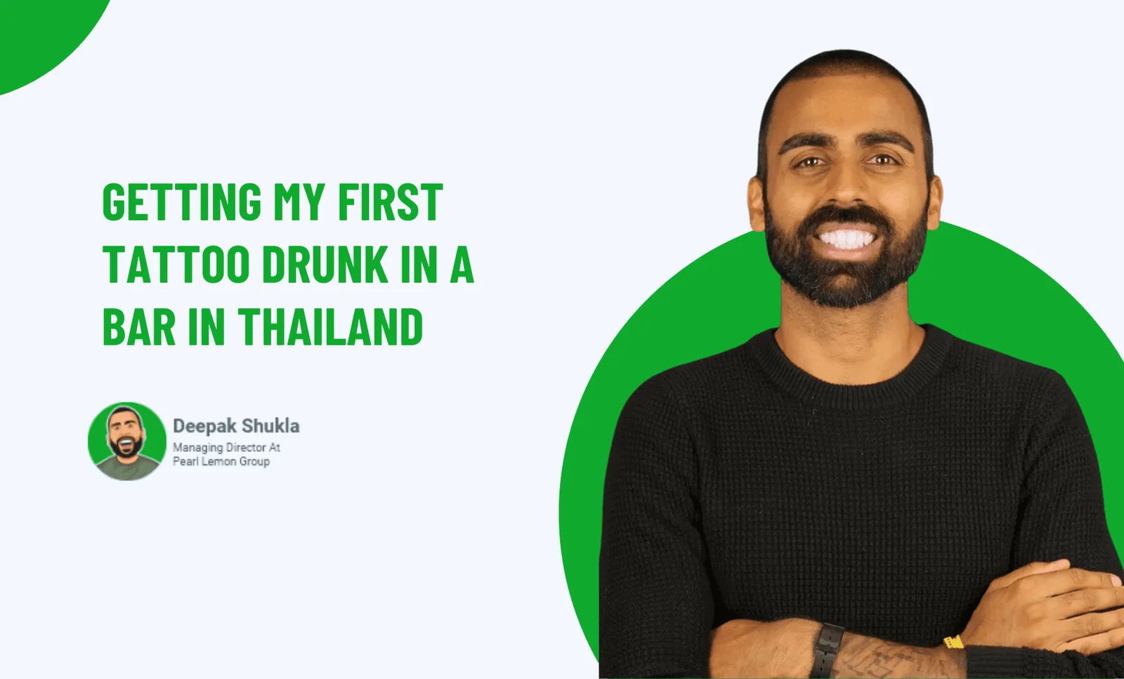 Getting My First Tattoo Drunk In A Bar.....In Thailand