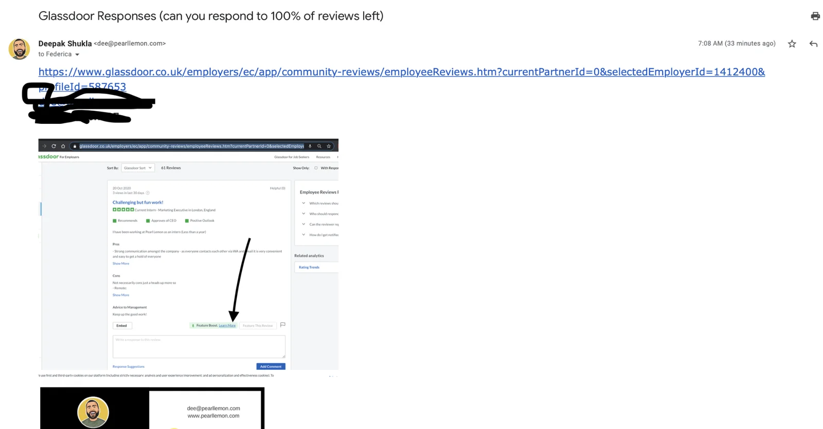 glassdoor review