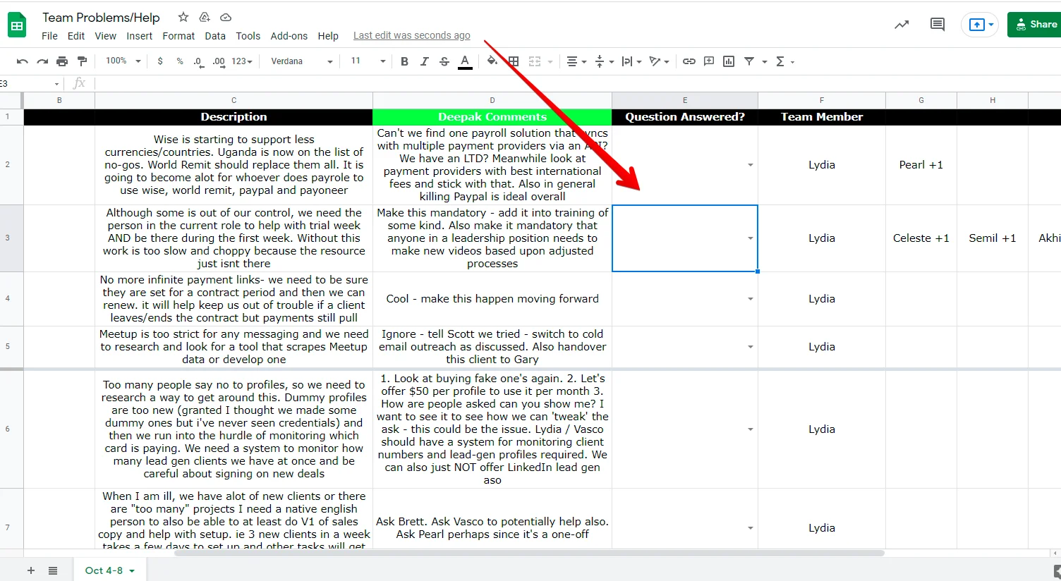 Google Doc View