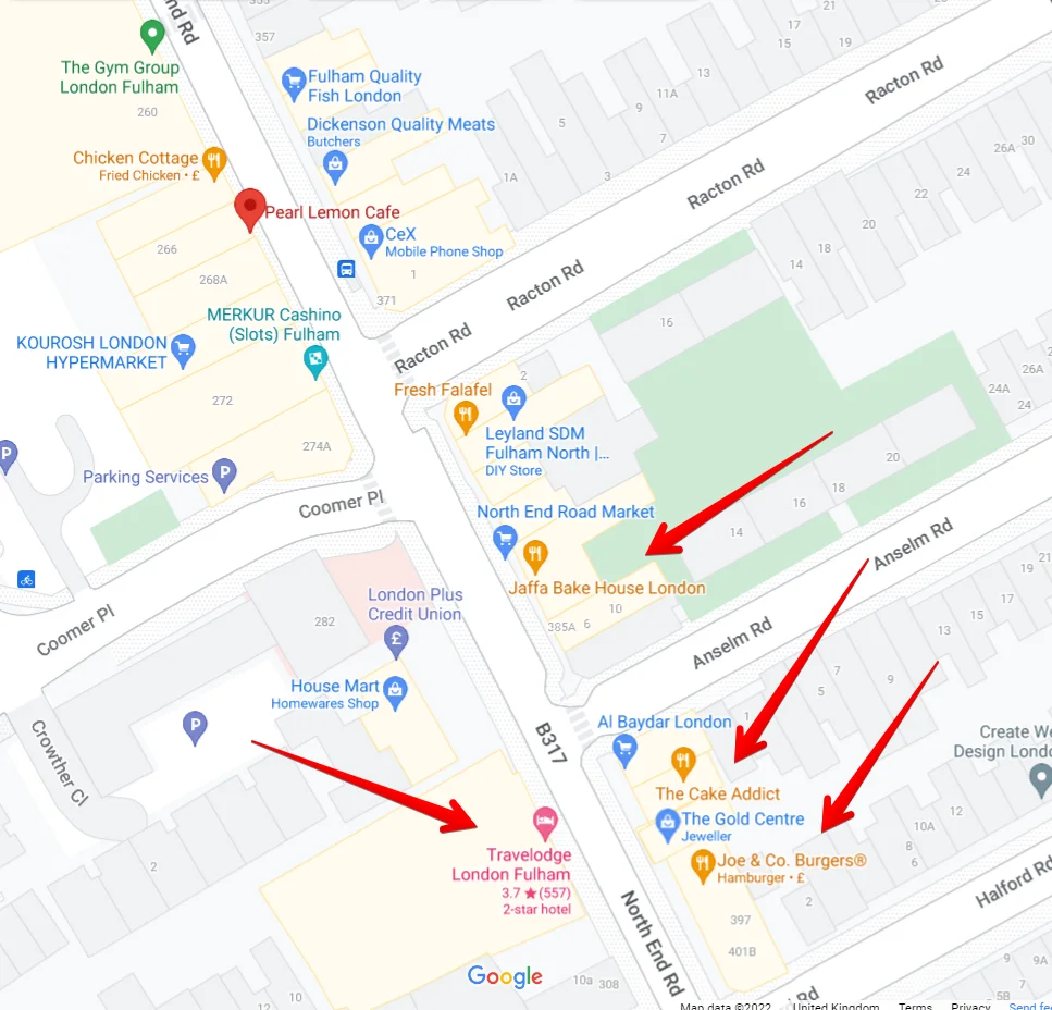 Google Map Location