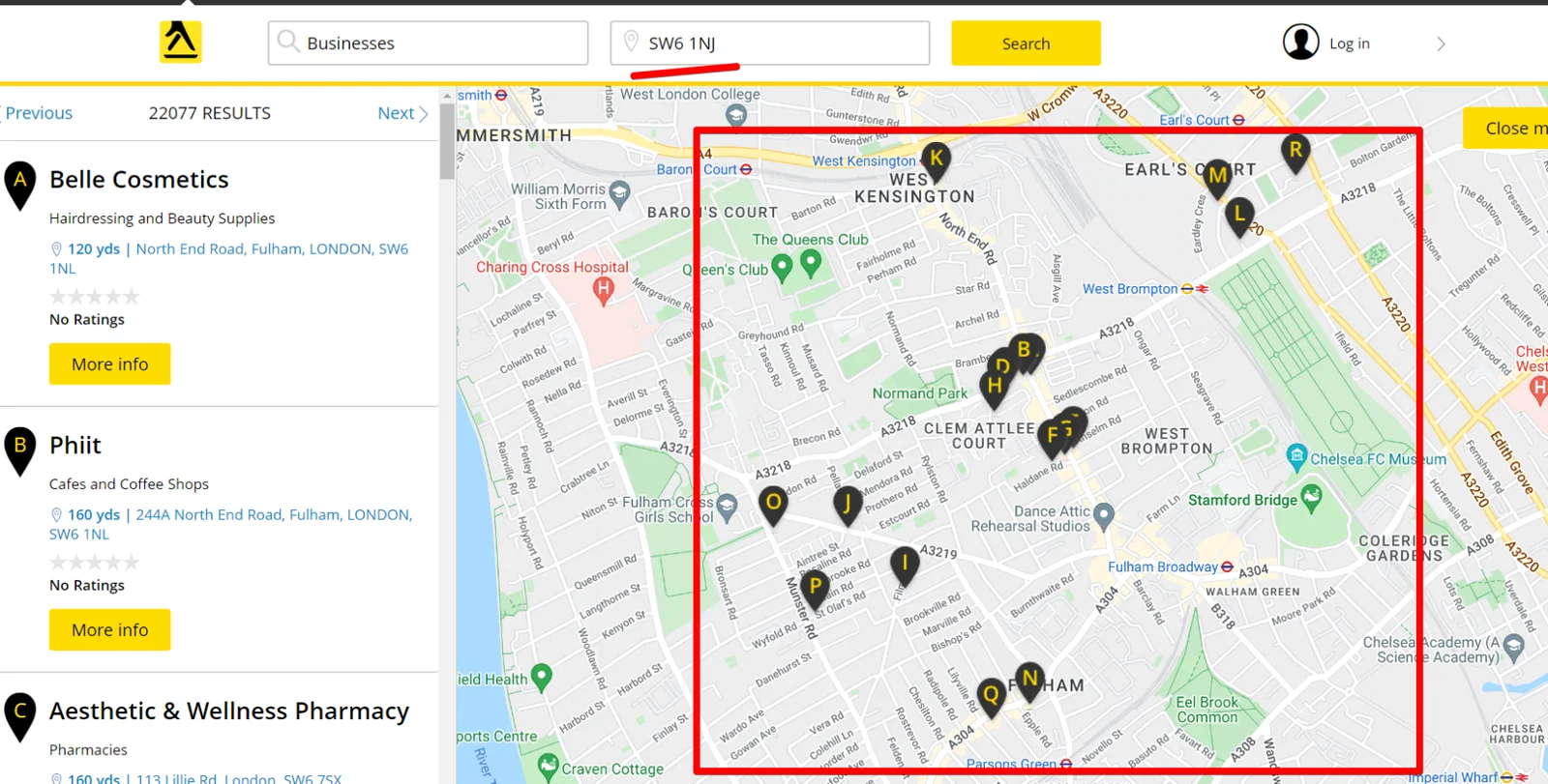 Google Map Location
