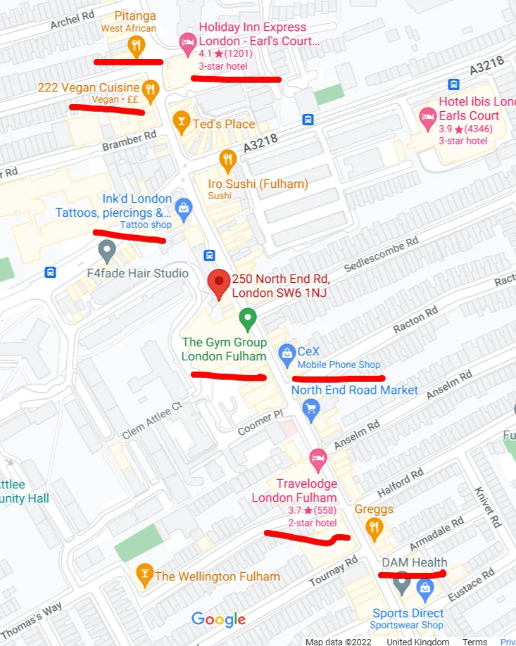 Google Map Location