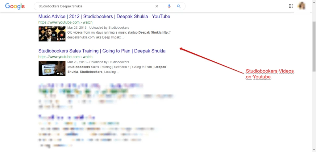 Google Search Result
