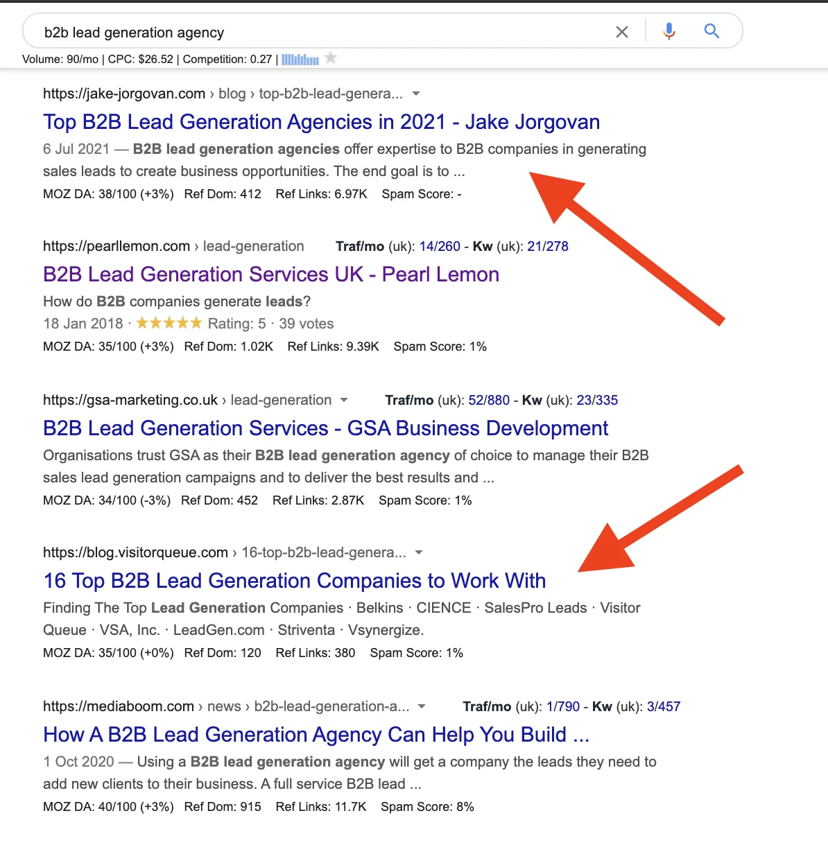 Google Search View