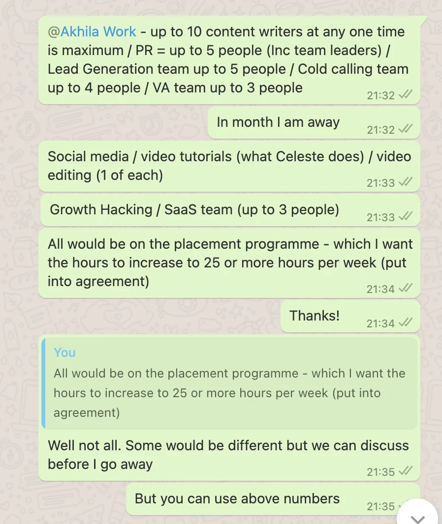 Hiring