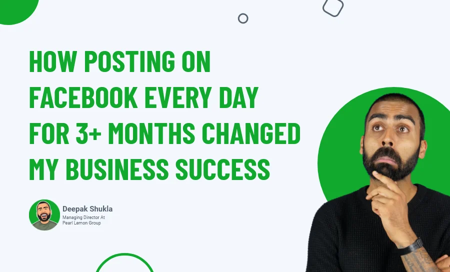 How Posting on Facebook Every Day for 3+ Months ?