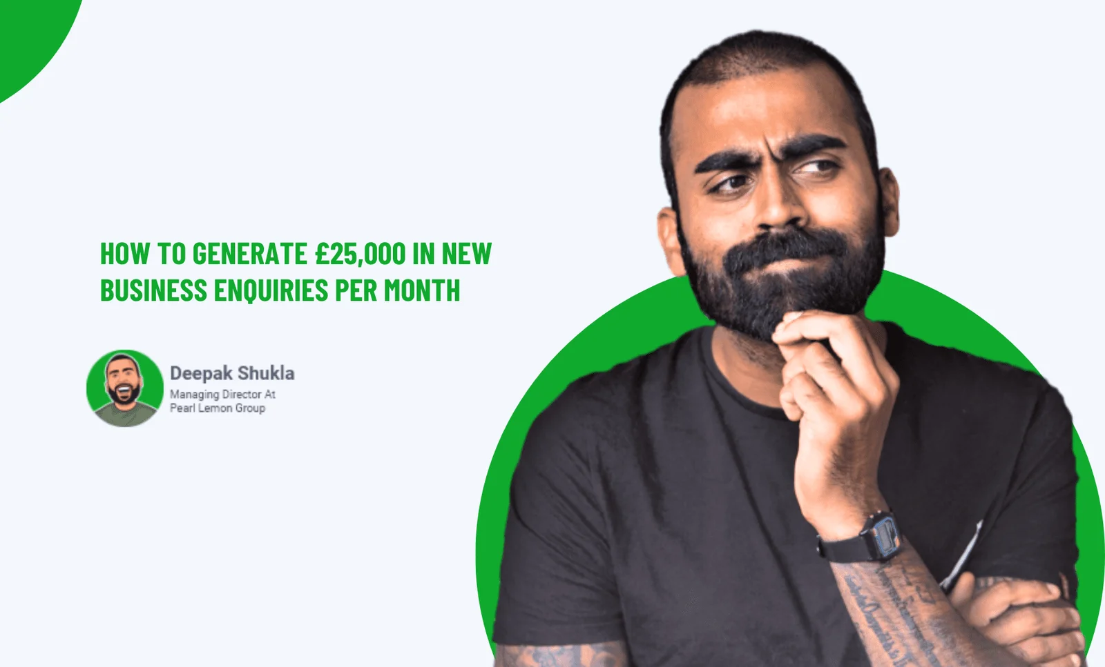 How To Generate £25,000 In New Business Enquiries Per Month