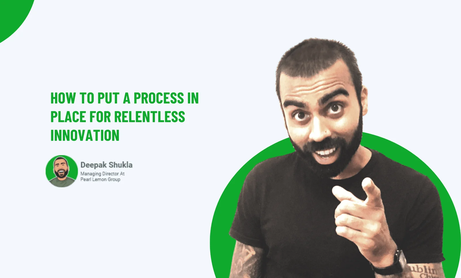 How To Put A Process In Place For Relentless Innovation