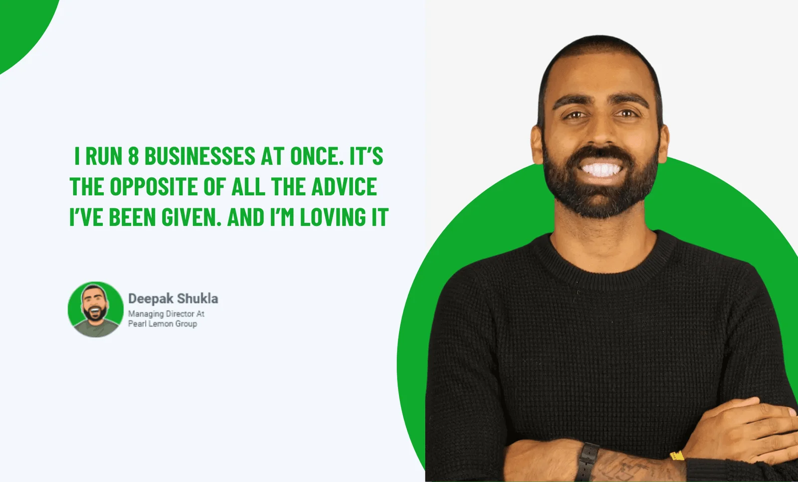 I Run 8 Businesses At Once. It's The Opposite Of All The Advice I've Been Given. And I'm Loving It