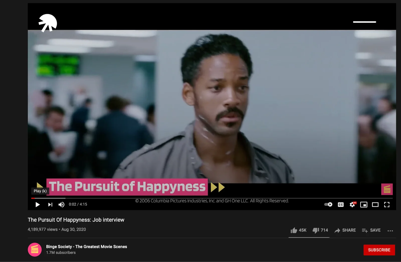 Inspirational movie