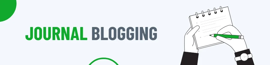 Journal-blogging
