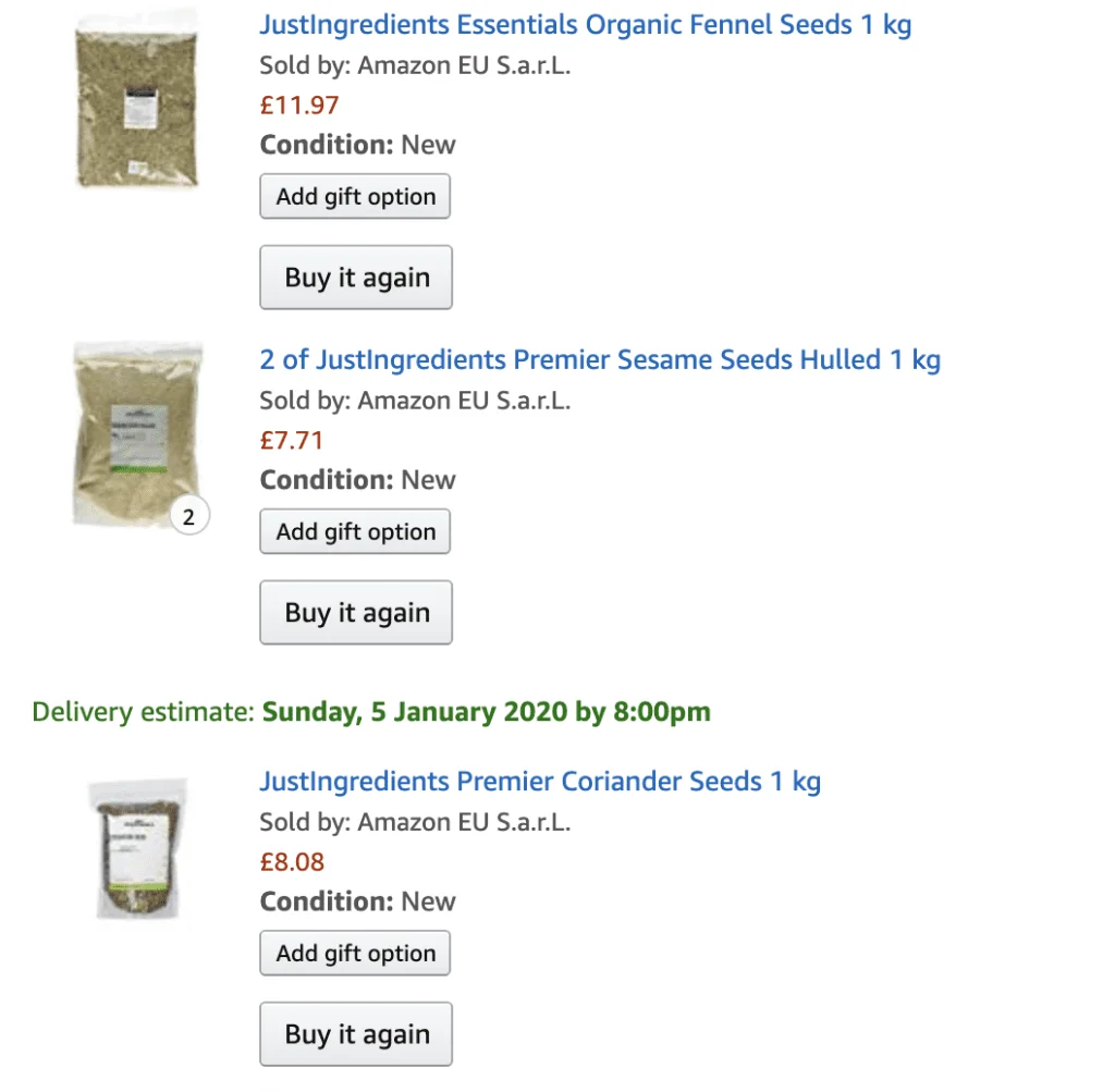 Justingredients 