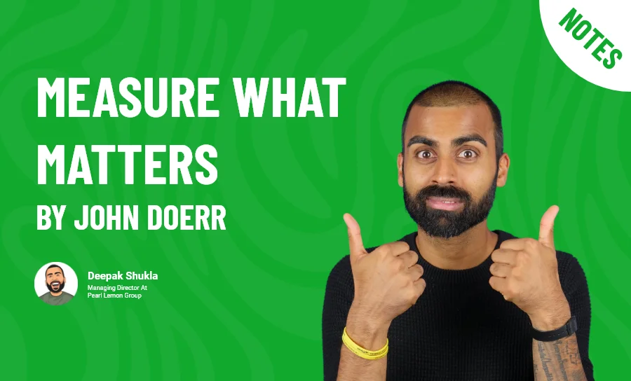Measure What Matters by John Doerr