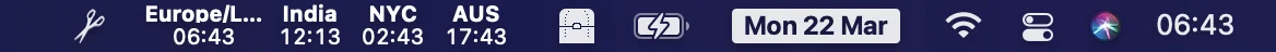 Mon 22 Mar