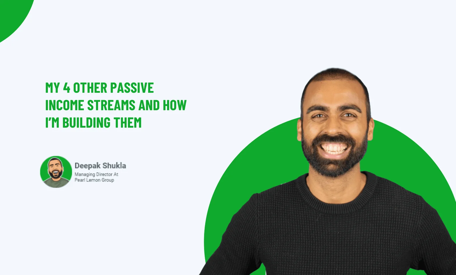 My 4 Other Passive Income Streams And How I'm Building Them