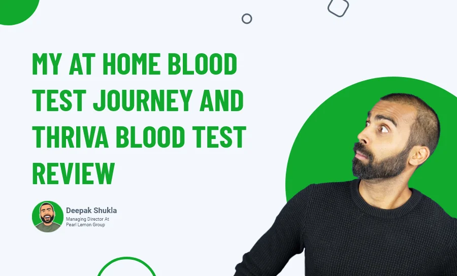 My At Home Blood Test Journey and Thriva Blood Test Review