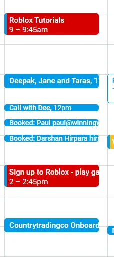 My Calendar 