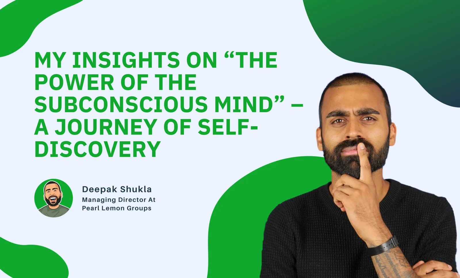 My Insights on “The Power of the Subconscious Mind” - A Journey of Self-Discovery