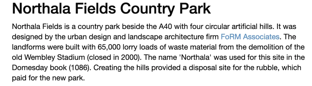 Northala Fields Country Park
