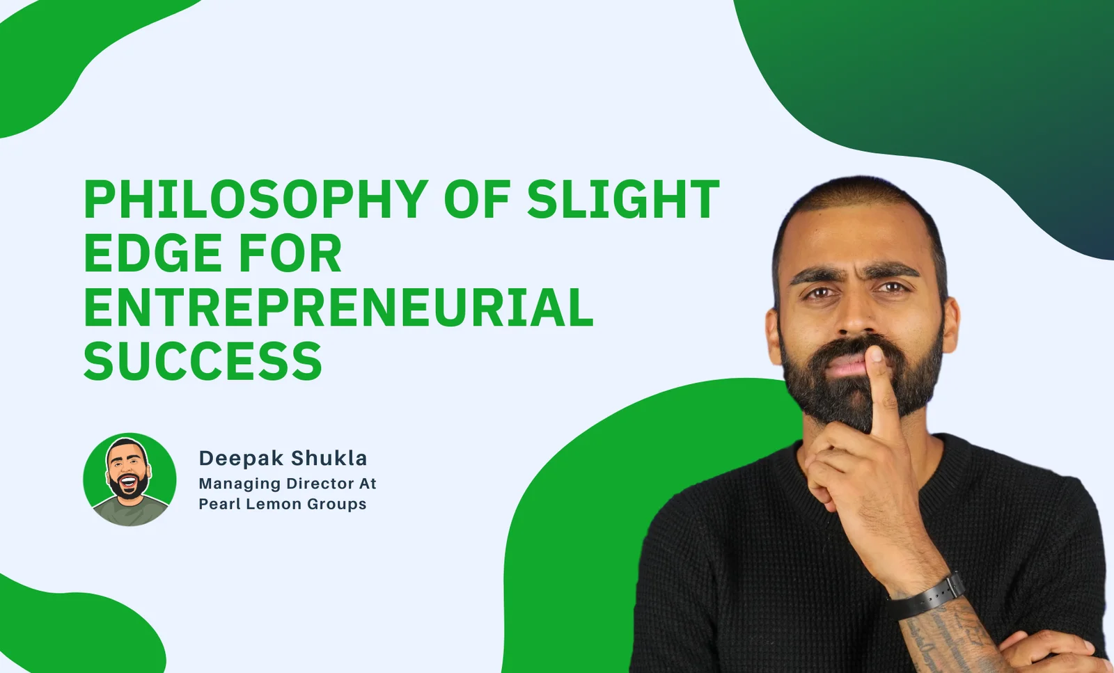 Philosophy Of Slight Edge For Entrepreneurial Success