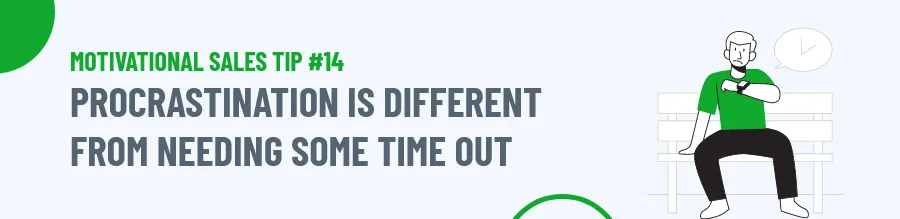 Procrastination is different