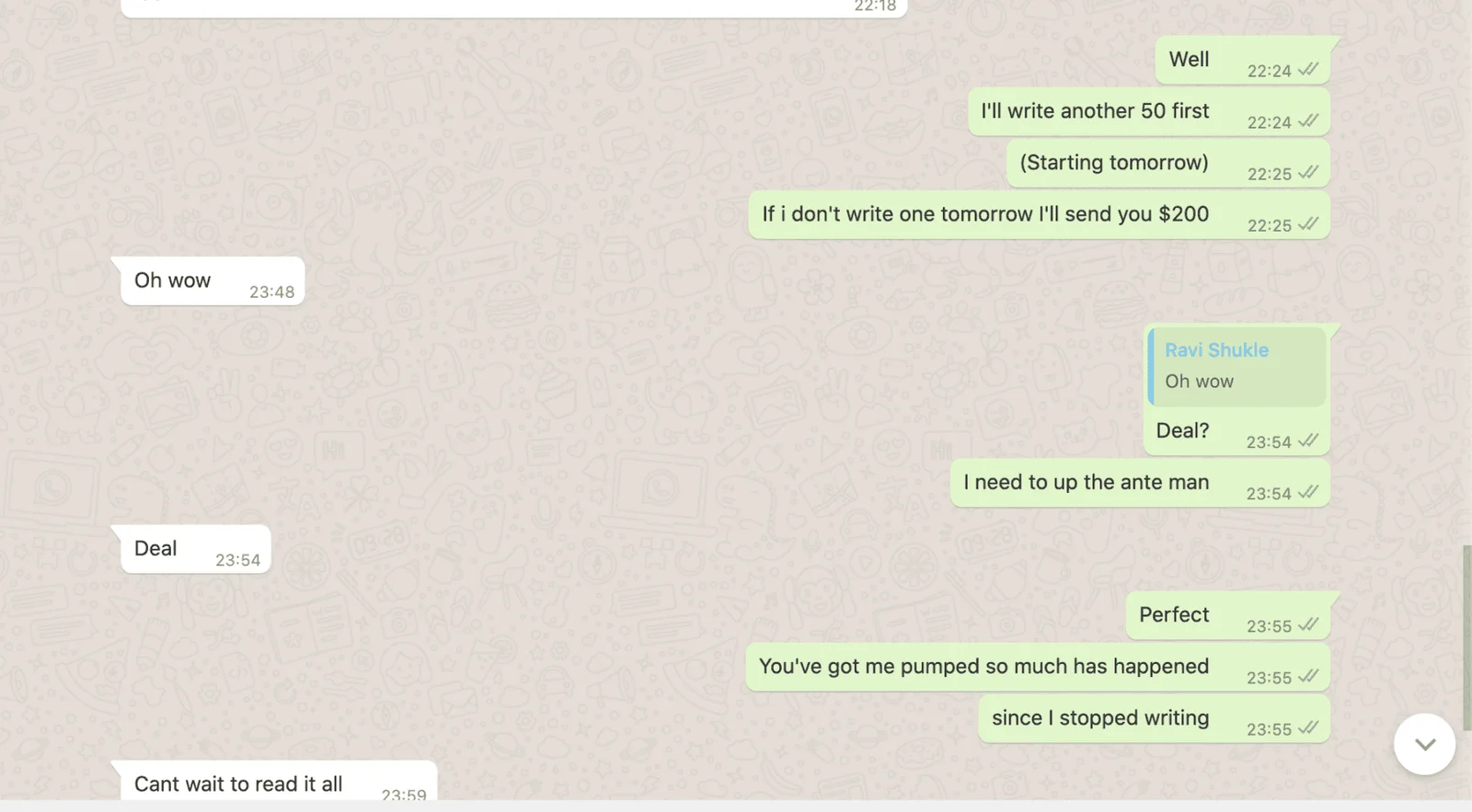 Ravi Shukle Message