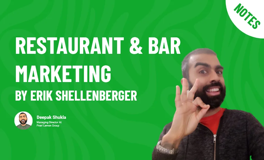 Restaurant & Bar Marketing by Erik Shellenberger