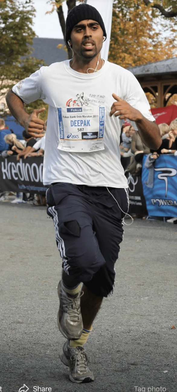 running