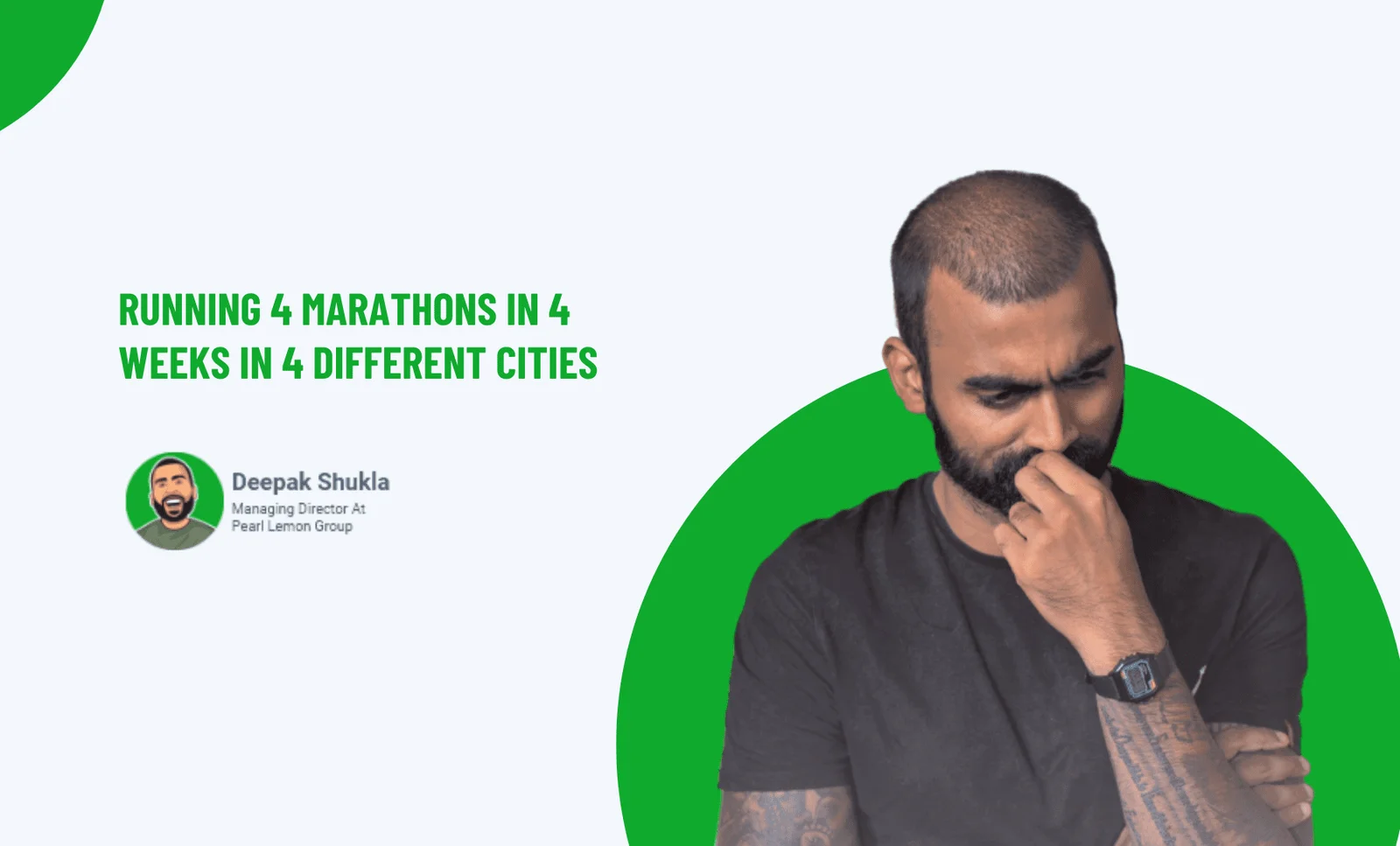 Running 4 Marathons in 4 Weeks in 4 Different Cities