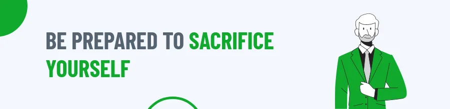 Sacrifice yourself