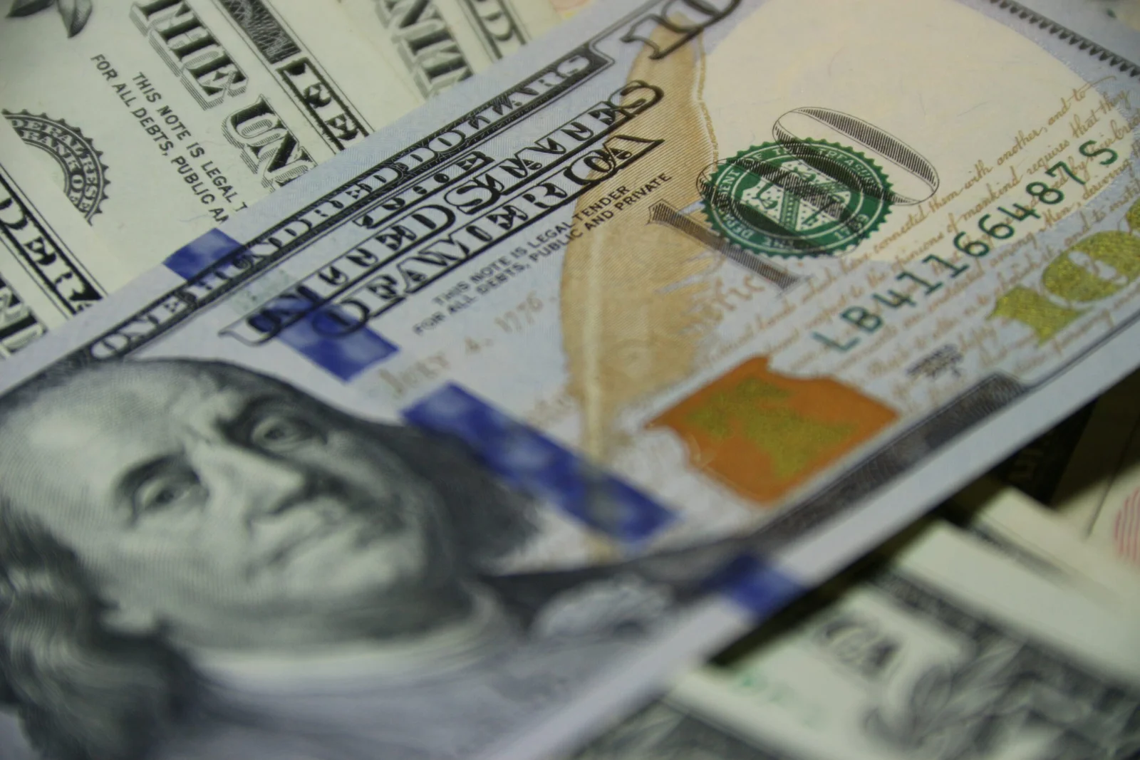 selective focus photo of money