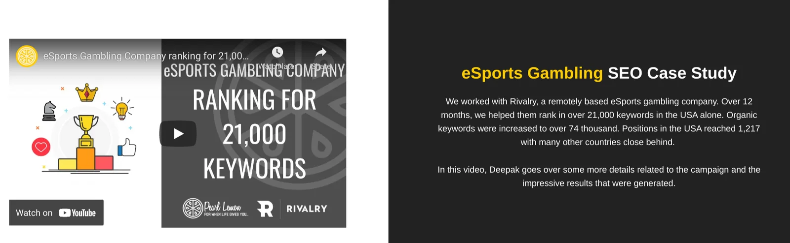 SEO case study