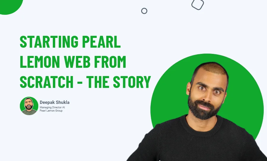 Starting Pearl Lemon Web From Scratch - The Story