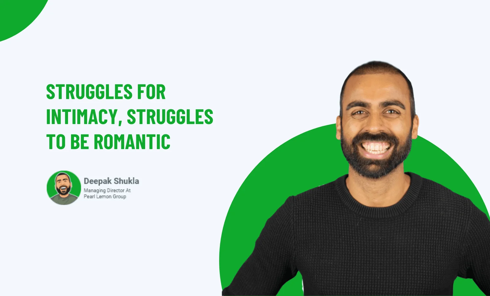 Struggles For Intimacy, Struggles To Be Romantic