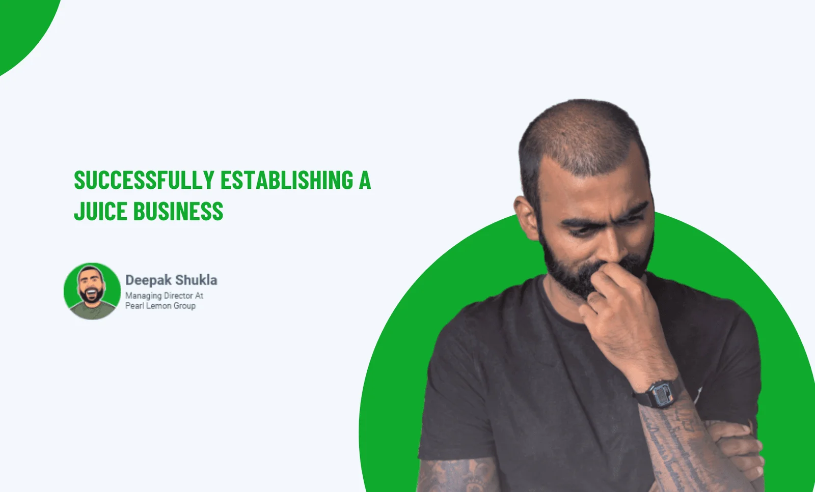 Successfully Establishing a Juice Business