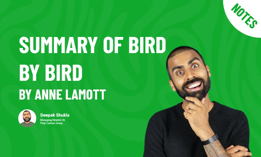 Summary of Bird by Bird- by Anne Lamott