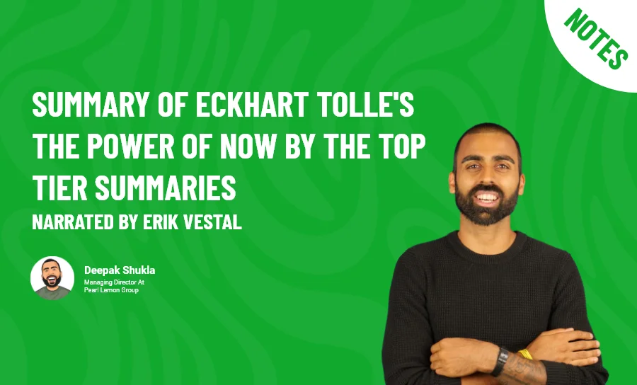 Summary of Eckhart Tolle's The Power of Now by The Top Tier Summaries