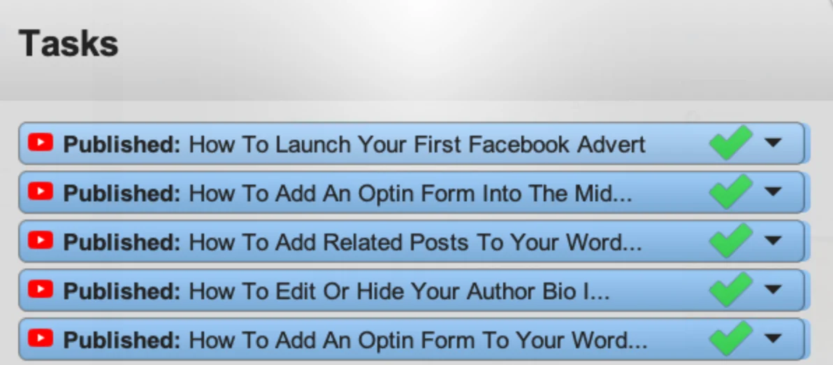 Tasks