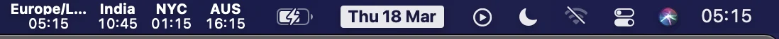 Thu 18 March