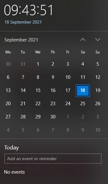 Time and Calendar